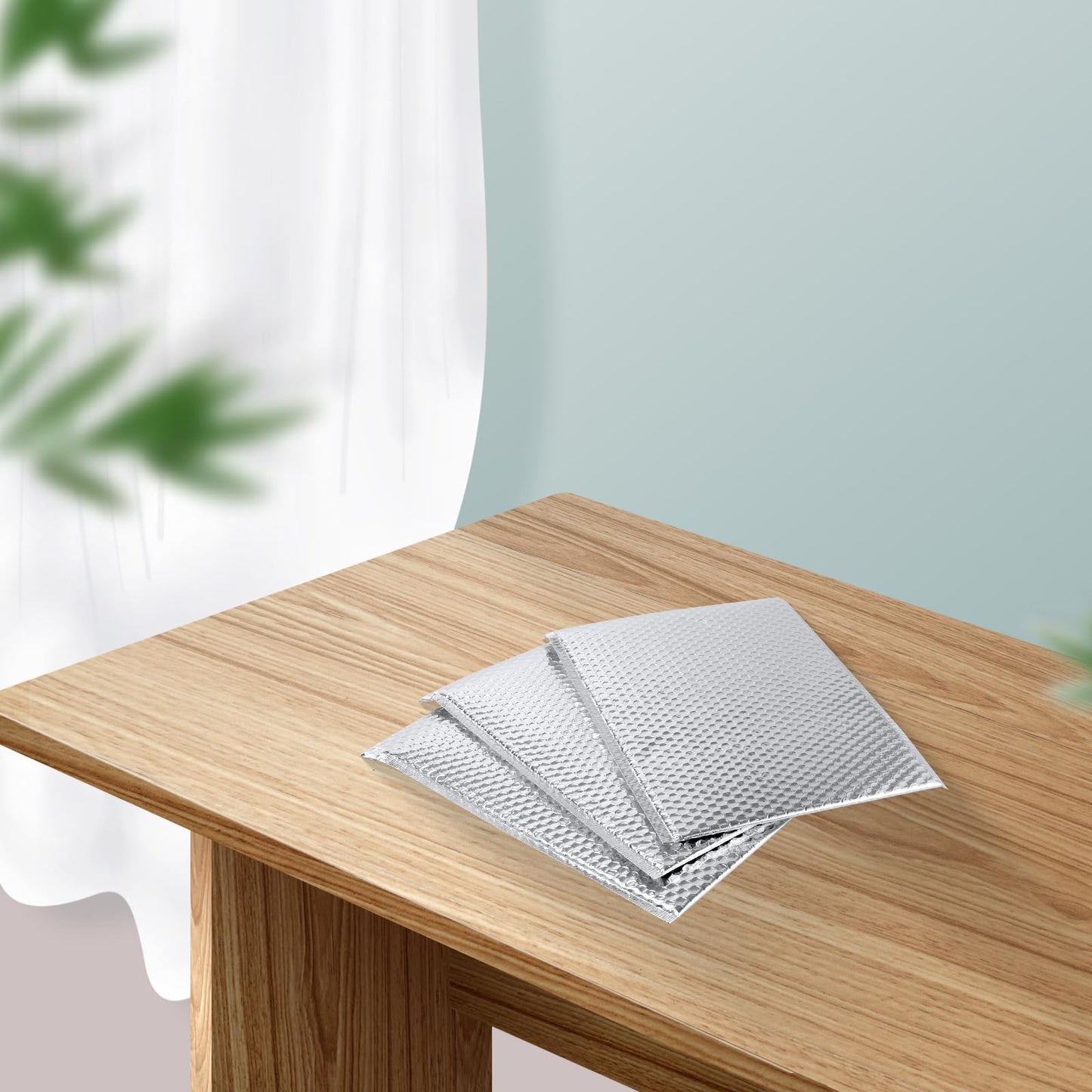 GINLANK 30 PCS 11.4 x 14 Inch Bubble Mailers, Silver Padded Mailing Envelopes, Practical Self Seal Aluminum Film Shipping Envelopes for Packing, Mailing