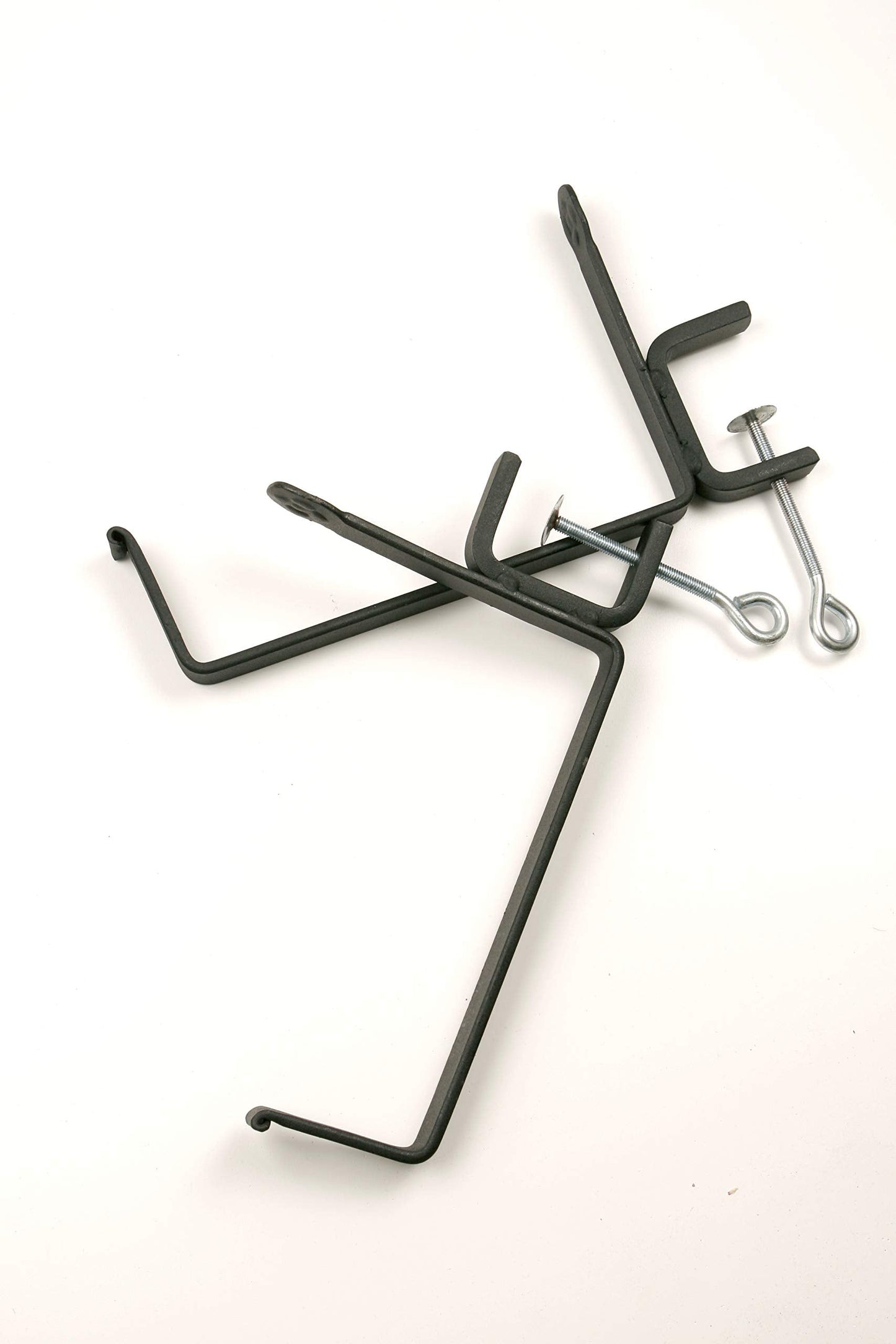 10" Shelf Deck/Railing Clamp Flower Box Bracket - Pair