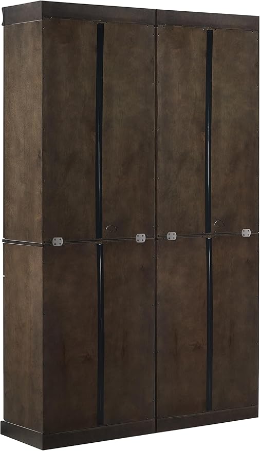 Crosley Furniture Stanton 2-Piece Glass Door Kitchen Storage Pantry Cabinet