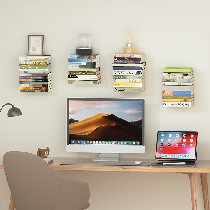 Mefirt Invisible Floating Bookshelves