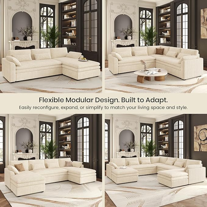 Belffin Large Modular Sectional Sofa
