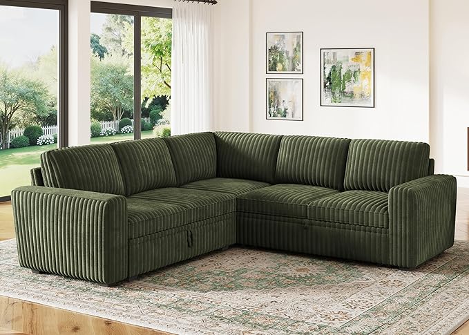 HONBAY Modular Sectional Sleeper Sofa
