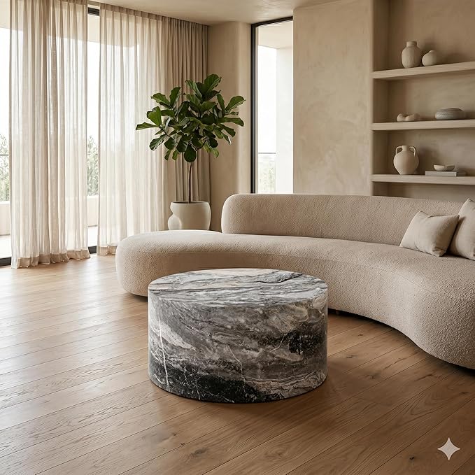 Round Coffee Table Living Room Table