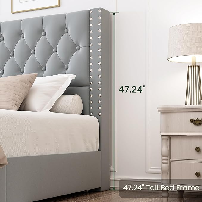 LARMACE King Size Bed Frame