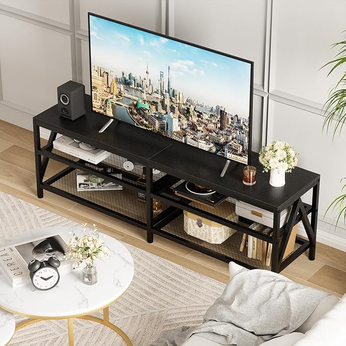 TV Stand for TVs up to 70 Inch, Entertainment Center for Living Room