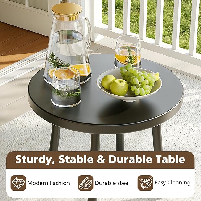 Jing's Villa 3-Piece Outdoor Bistro Set