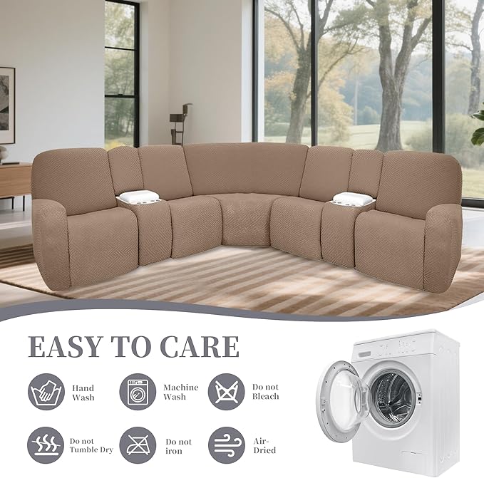 100% Waterproof Sectional Recliner Couch Covers