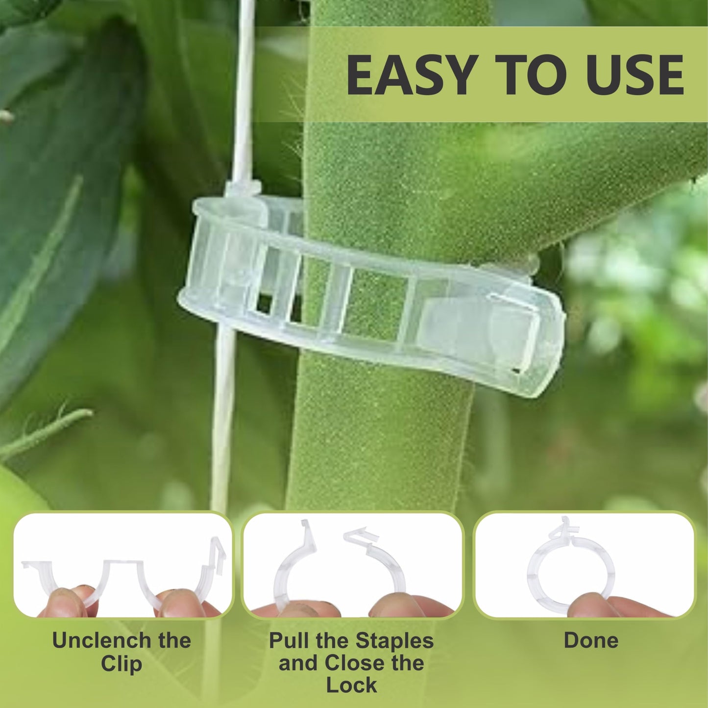 75 Pcs Bendable Moss Pole Monstera Plant Support Clips - Moss Poles for Climbing Plants, Plant Stakes for Indoor Plants - Coco Coir Pole Moss Stick for Monstera, Pothos.