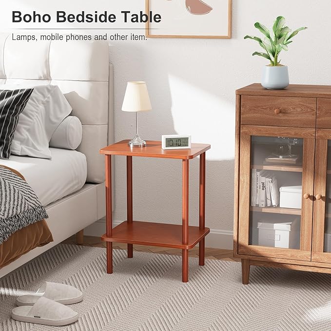 Apicizon 2 Tier End Table, Small Side Table