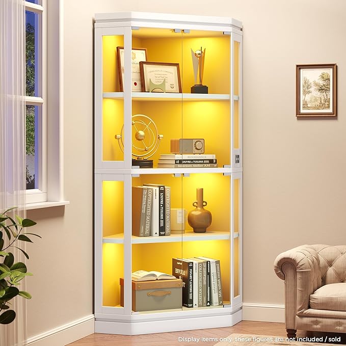 Jocoevol Corner Display Cabinet