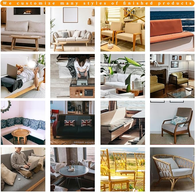 Customized Bench Cushions and Window sill Cushions, Suitable
