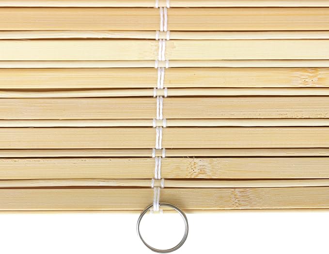 Red Lantern Bamboo Cordless Window Shade