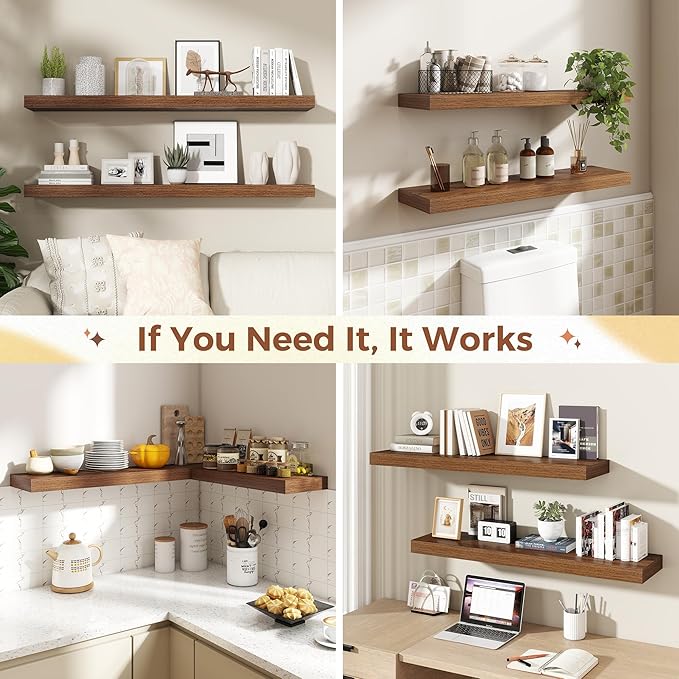 Dreamland 40 Inch Floating Shelves