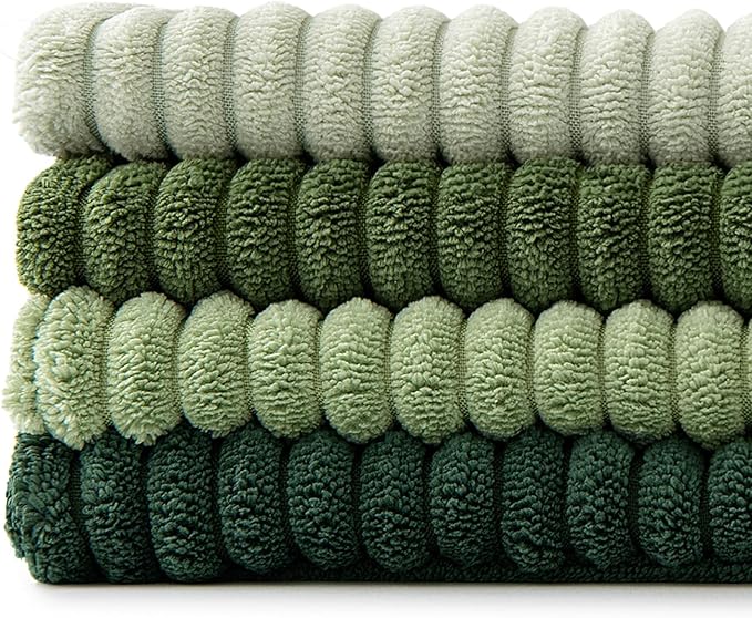 MIULEE Spring Green Decorative Throw Pillow Covers 24x24 Inch Set of 4 Boho
