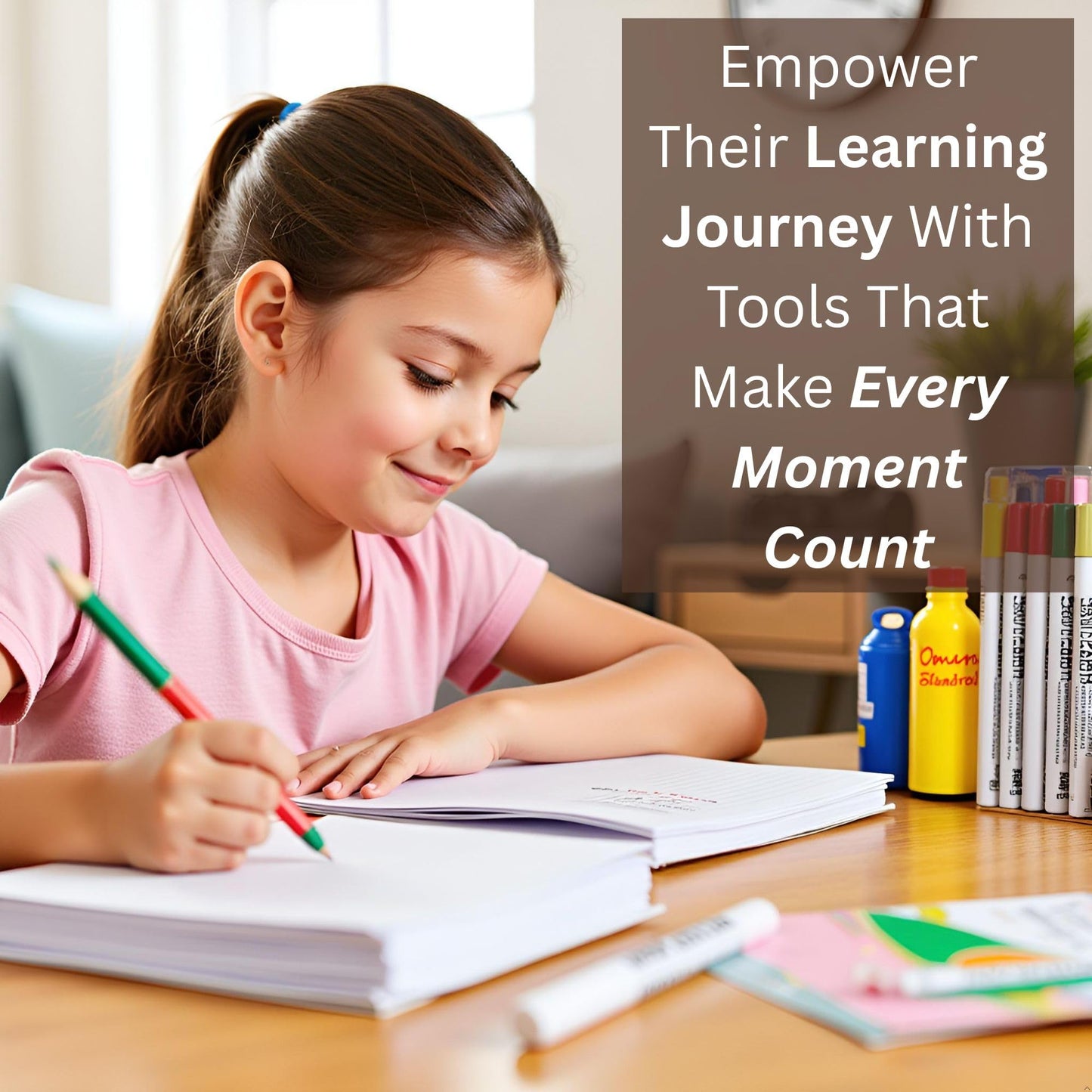 OMURA Learning Elementary School Supplies Kit ā 85-Piece Back to School Supplies, School Supply Kit Elementary for Grades 3ā5 | Notebooks, Pencils, Crayons, Markers, Glue & Student School Supplies