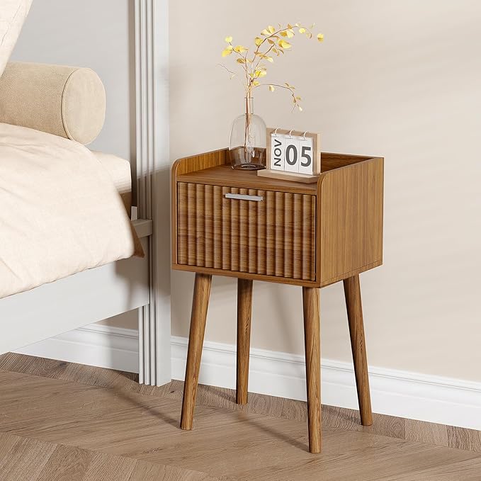 LAATOOREE Small Nightstands Set of 2, Side End Table, Bedside Table
