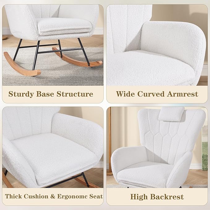VECELO Rocking Chair Nursery