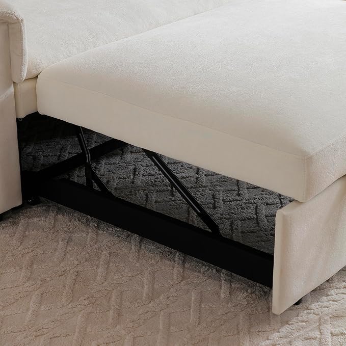 55.5" Small Sleeper Sofa Couch