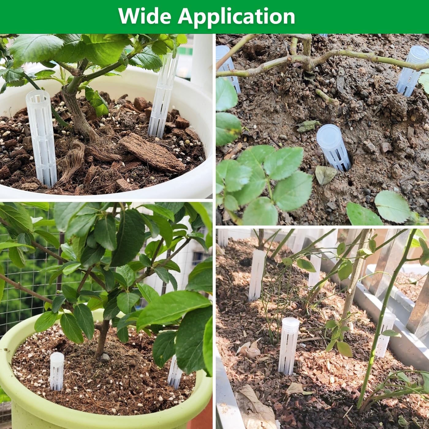 Belit 8 Pcs Plant Root Ventilation Stakes, Breathable Stake Beneficial for Root Respiration, Potted Plants Prevent Root Rot