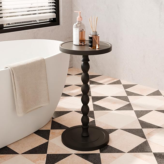 Small Side Table, Rubberwood Drink Table