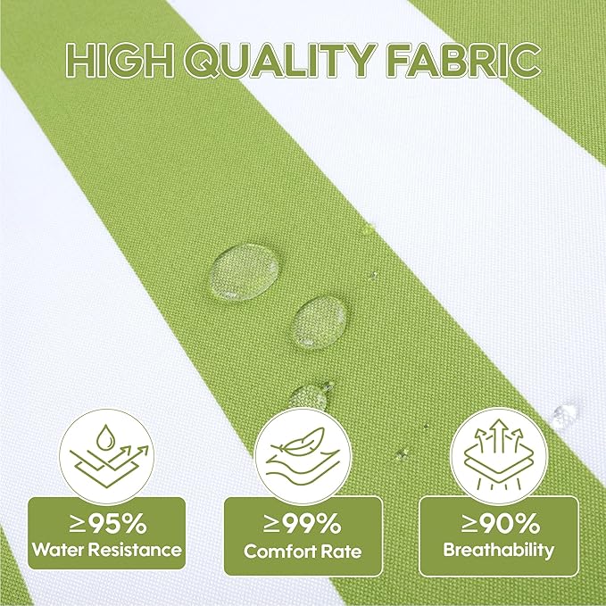 Only choice Chaise Lounge Cushions Outdoor, Fade & Water Resistant Patio Lounge