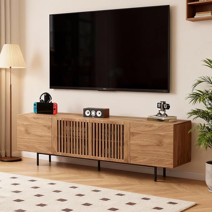 70.87" Mid-Century Modern TV Stand, Entertainment Center
