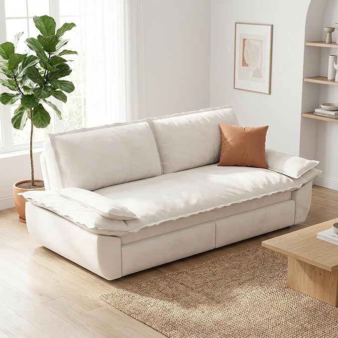 73.2" Sofa Bed Queen, 3-in-1 Pull Out Sofa Bed