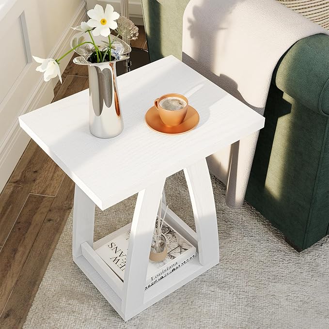 FROMJBEST End Tables Living Room, Side Table Beside Sofa, Nightstand