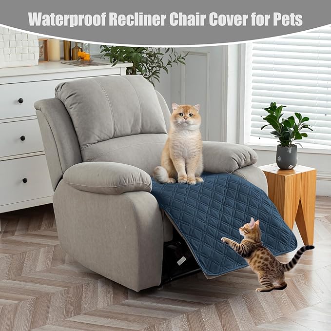 Genina Waterproof Recliner Chair Covers, Recliner Cover
