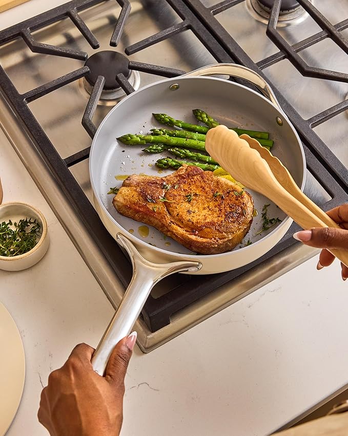 Caraway 12in Fry Pan + 10in (3qt) Saute Pan Duo Gray