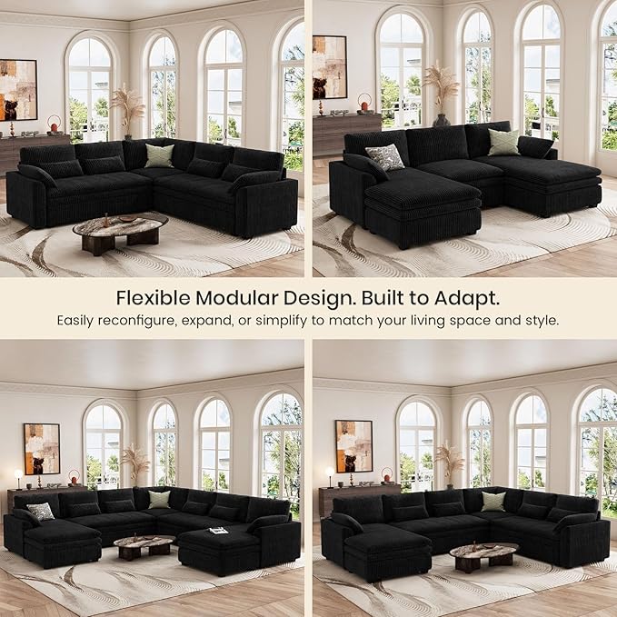 Belffin Large Modular Sectional Sofa