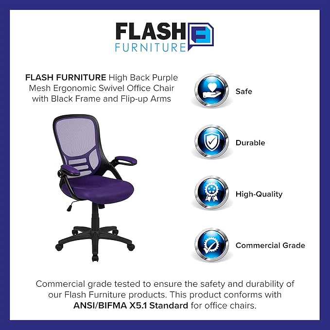 Flash Furniture Porter High-Back Swivel Office Chair