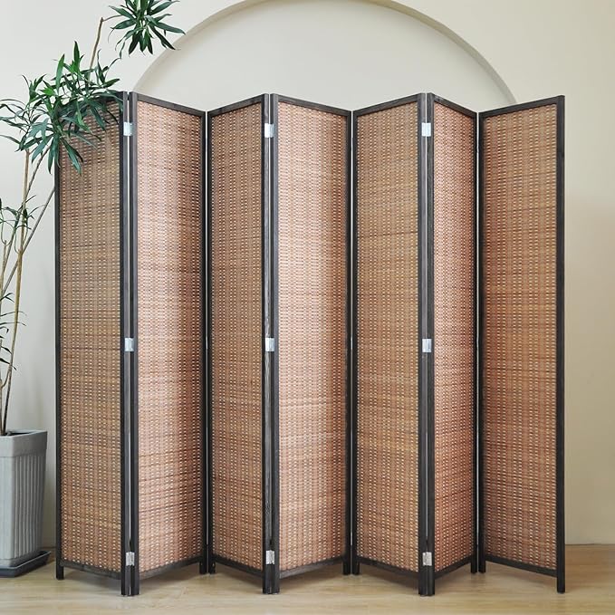 Furnnylane 7 Panel Bamboo Room Divider