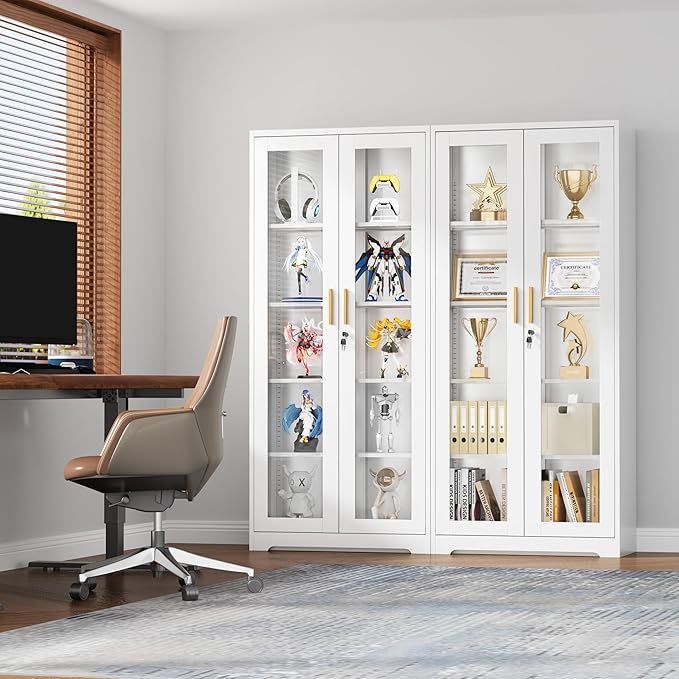 UNICOLY Lockable Display Cabinet