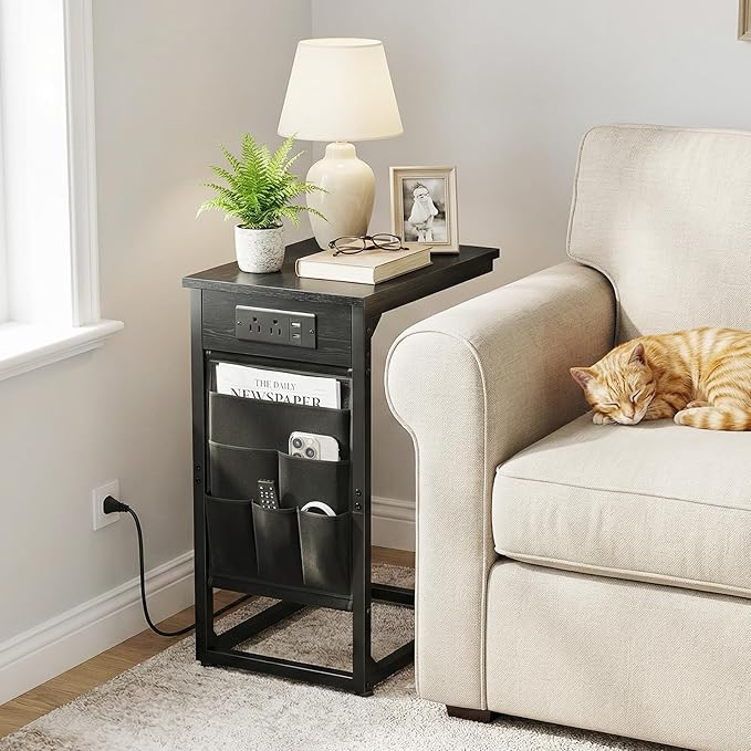 AMHANCIBLE C Shaped End Table