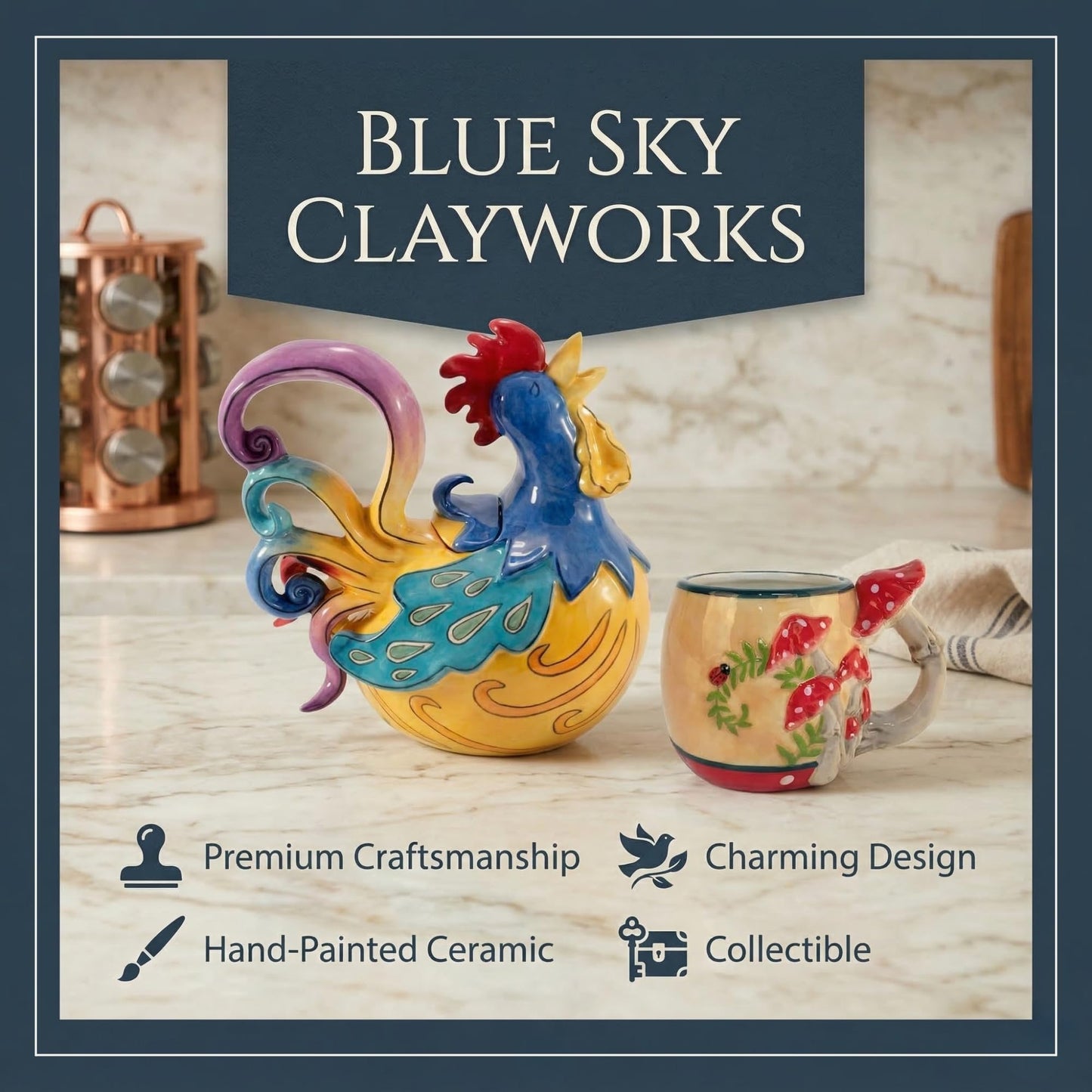 Blue Sky Clayworks Hanging Lilyanna Butterfly 5'' Flower Pot, Lilac Flutter for Garden Nooks
