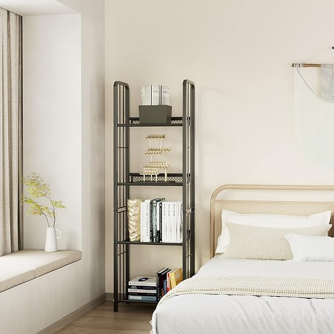 Bookshelf Vertical Storage Freestanding Storage Stand