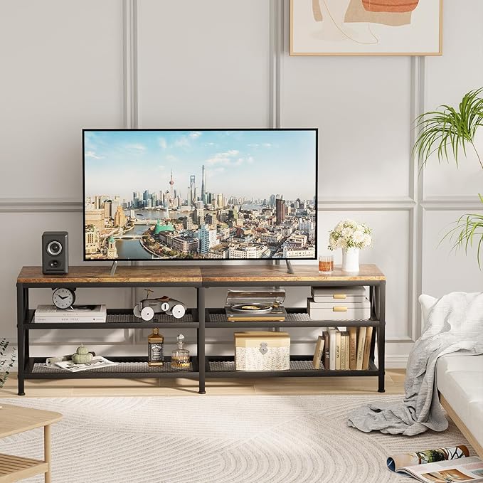 TV Stand for TVs up to 70 Inch, Entertainment Center for Living Room