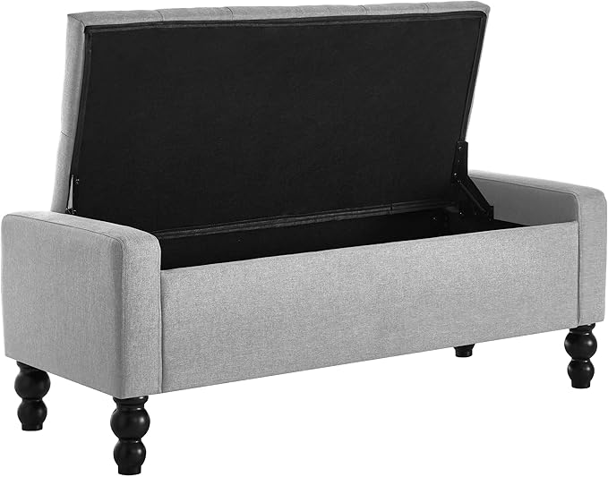 50" W Storage Ottoman Bench