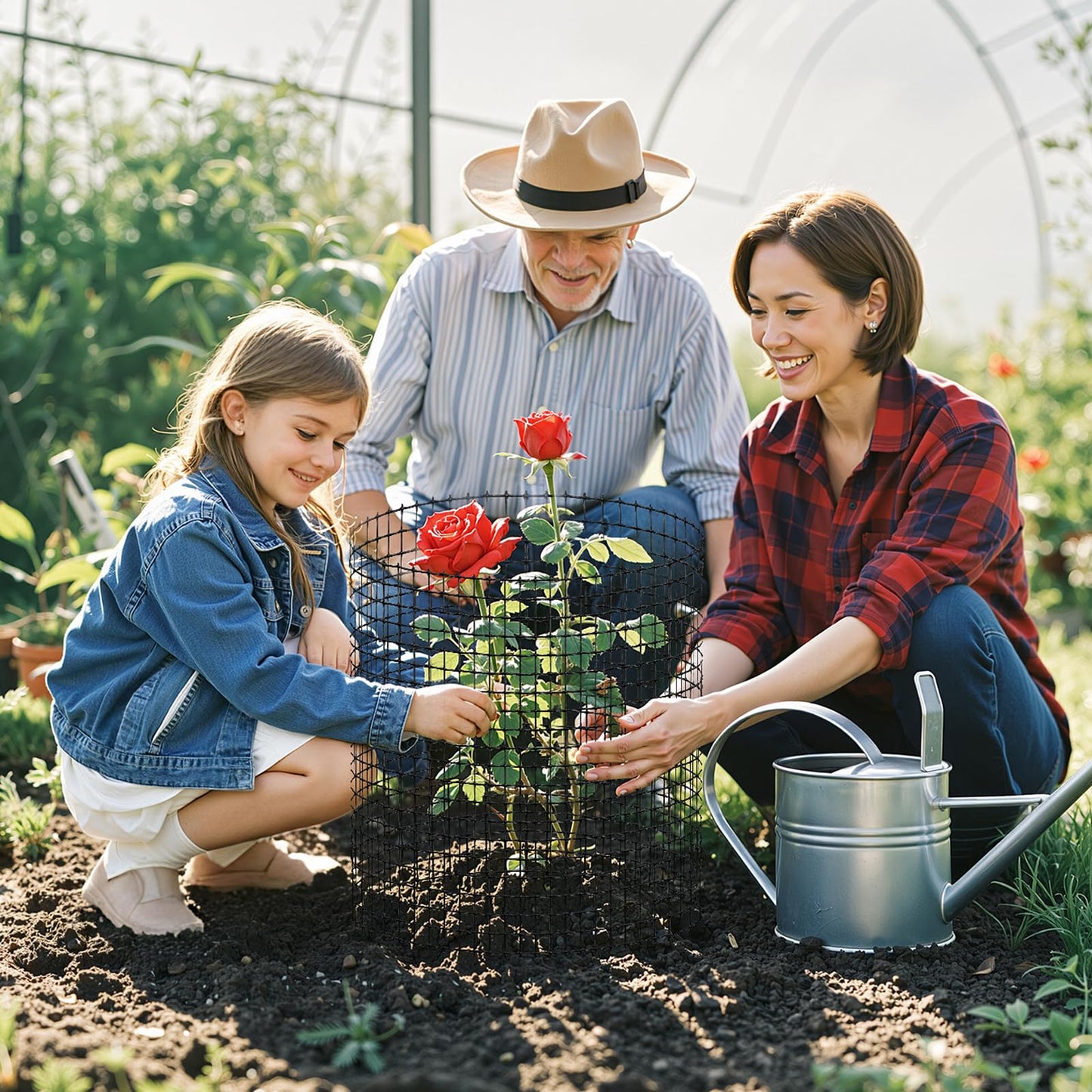 18PCS Plant Protection from Animals,12x12 Inch Metal Wire Plant Protectors,Plant Cages to Keep Animals Out,Sturdy Bunny Barricades Chicken Wire Cloche Plant Protectors for Shrubs Flowers Vegetables