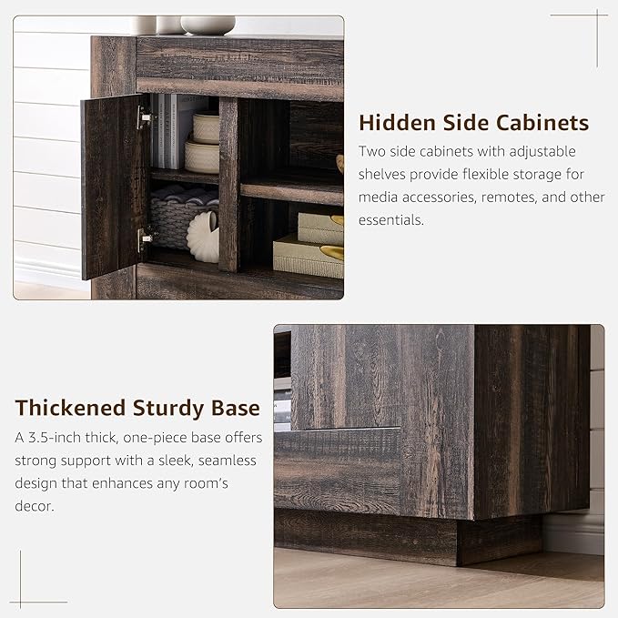 OKD Modern 70" TV Stand, Entertainment Center