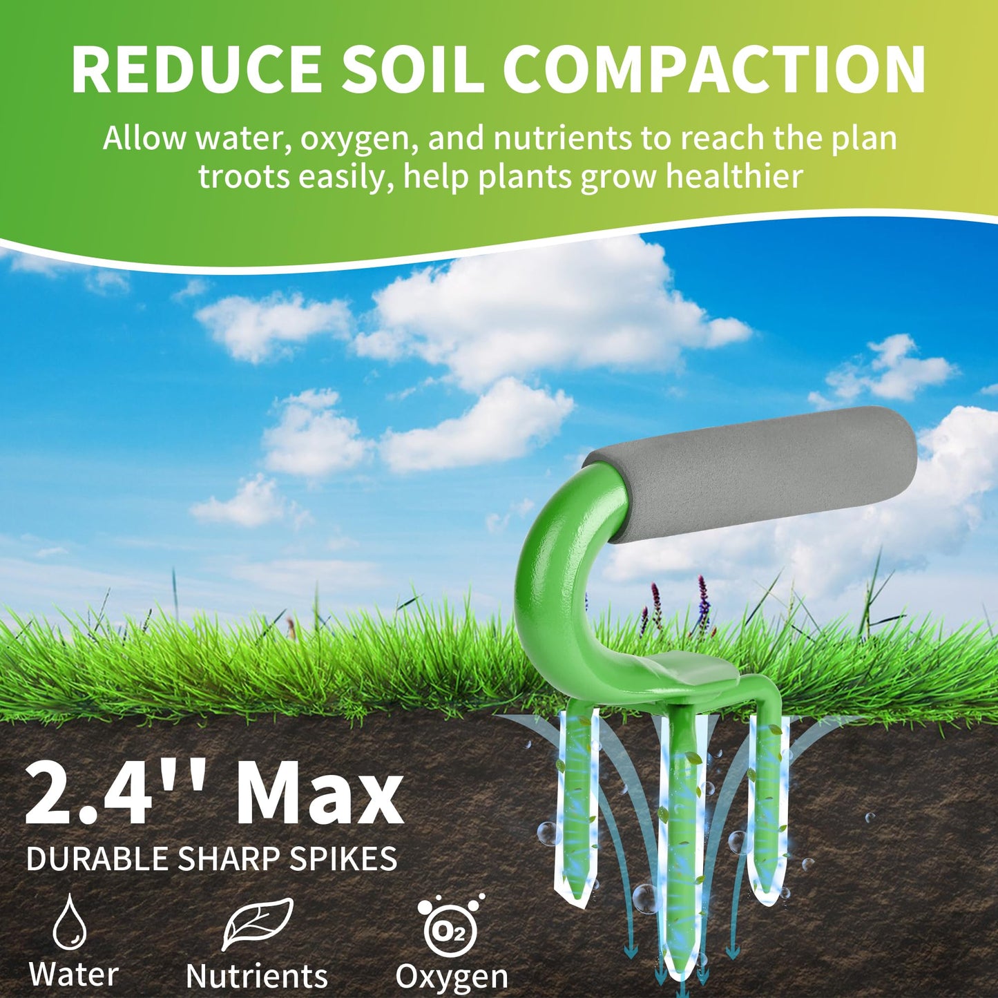2packs,Earth Tiller,Pot Tiller,Hand Tiller Claw Cultivator,Loosen the Claws,Loosen the Gripper manually,Garden Weeder Tool for Vegetable Gardening Planting