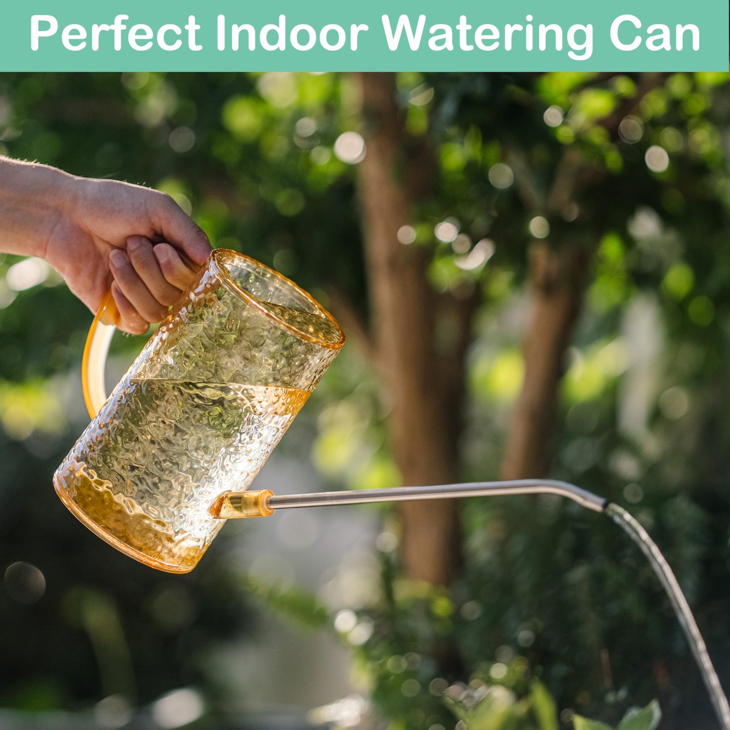 Long Spout Watering Can Indoor Plants, Small Watering Cans for House Plants, Flowers, Succulents 34oz