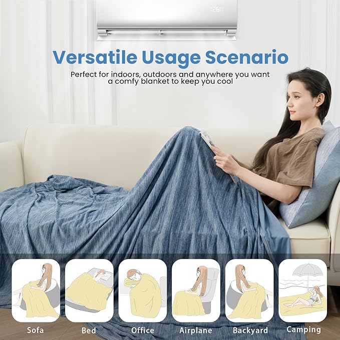OIGAE Cooling Blanket for Hot Sleepers