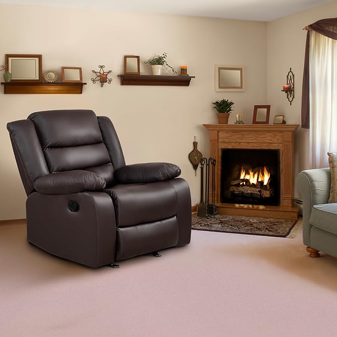 PrimeZone Oversized Rocker Recliner Chair