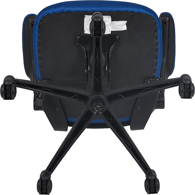 Flash Furniture Kelista Mid-Back Blue Mesh Swivel Ergonomic Task Office Chair