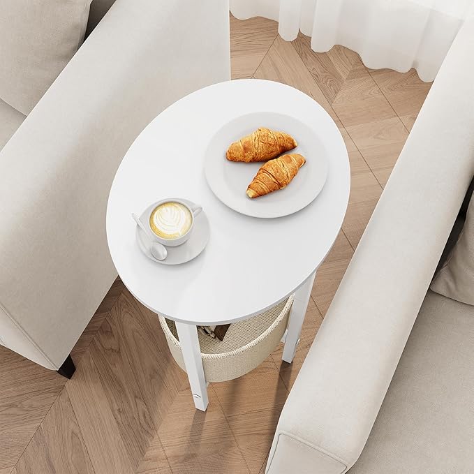 Vagusicc Round Side Table End Table