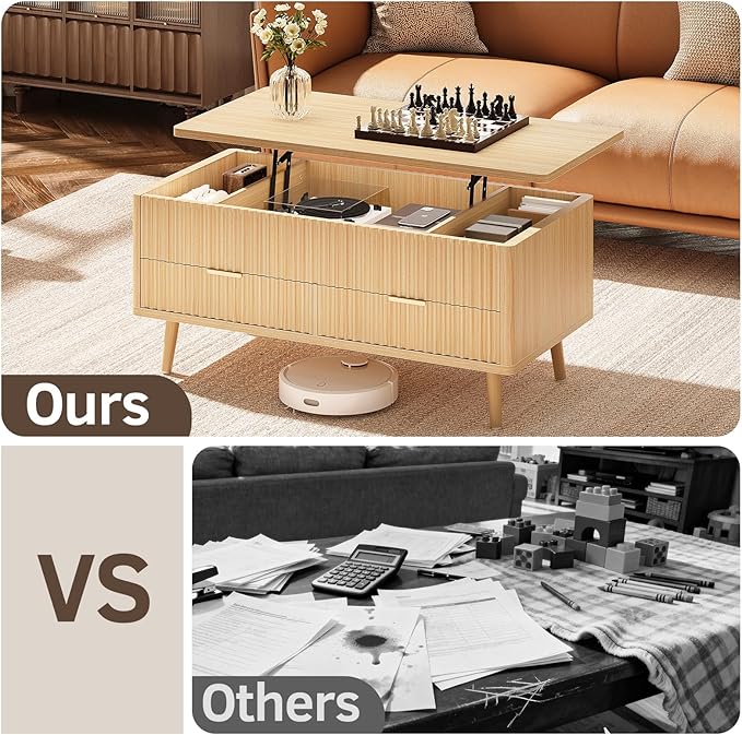 Lift Top Coffee Table with Storage