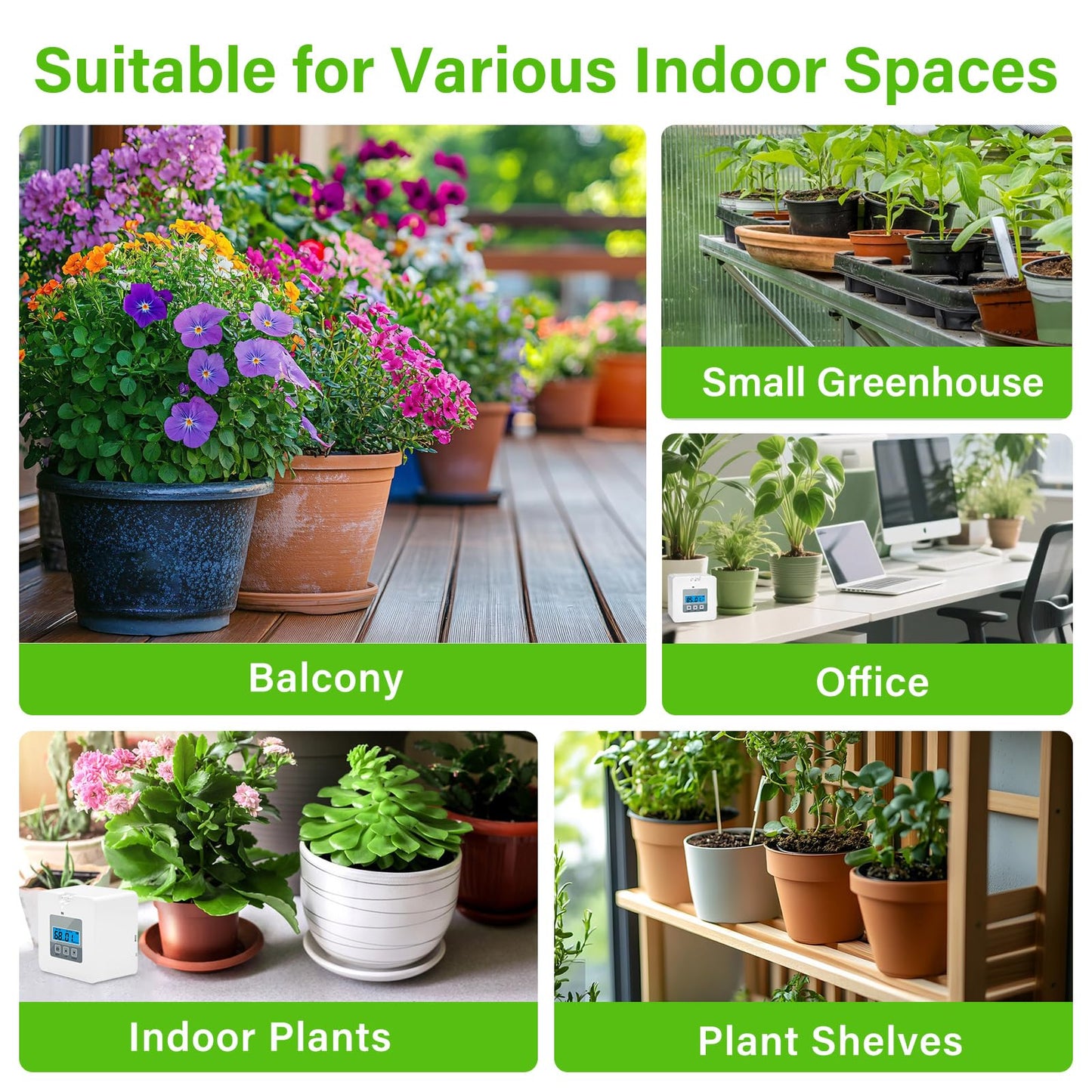 Automatic Plant Watering System for Small Indoor Plants, Programmable Drip Irrigation Kit for Up to 10 Pots, Self Watering System for Home & Balcony (Indoor Use Only)