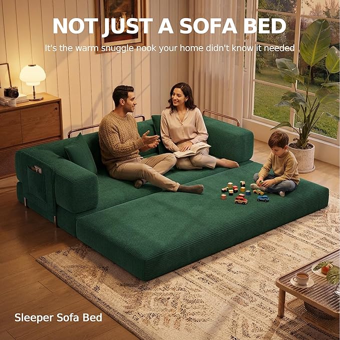 MoonSpeak 78.8''Sleeper Couch Bed